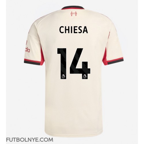 Camiseta Liverpool Federico Chiesa #14 Visitante Equipación 2025-26 manga corta Camiseta Liverpool Federico Chiesa #14 Visitante Equipación 2025-26 manga corta